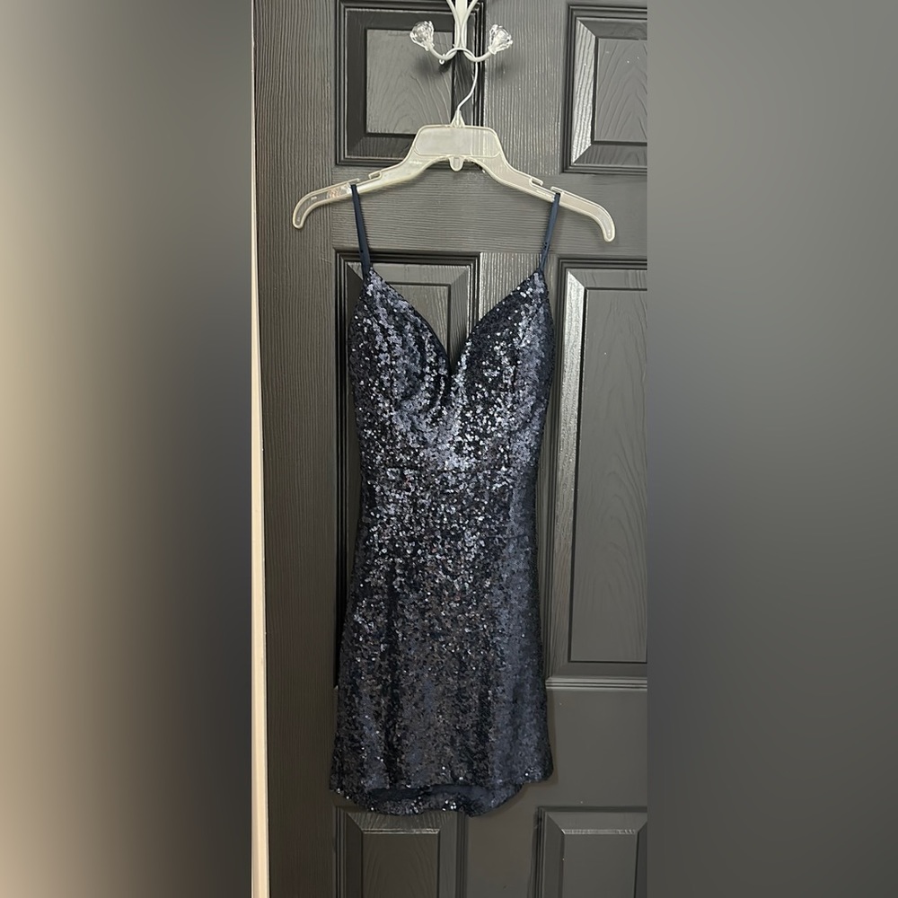 Beautiful sparkle blue dress